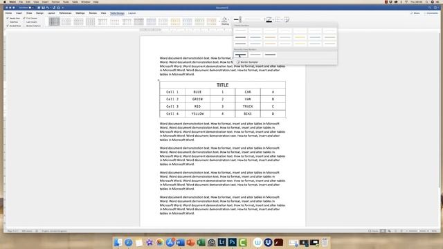 How to format a Table in Word ¦ Table in Word ¦ Tutorials for Microsoft Word смотреть онлайн