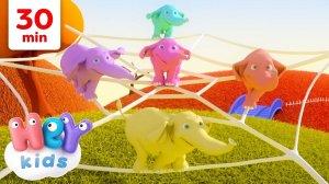 Ein Elefant ging ohne Hetz und Mehr! | Tierlieder für Kinder | HeyKids Deutsch - Kinderlieder