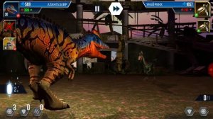 Появление в скором великого дунклеозавра в игре джурасик Ворлд зе гейм