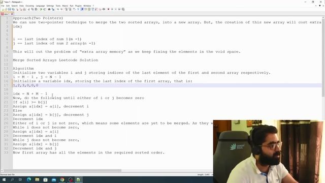 Merge Sorted Array Java Solution | LeetCode Tutorial | 2 pointers | Sorting | Java Solution смотреть онлайн