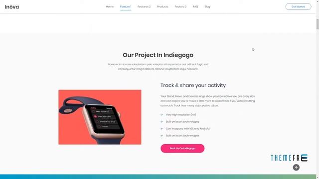 Inova - Multi-concept Landing Page Combo WordPress Theme With RTL смотреть онлайн