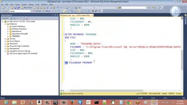 SQL Tutorials 4.Alter DataBse смотреть онлайн