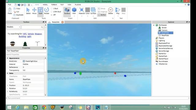How to make - Moving Water! [ROBLOX STUDIO] смотреть онлайн