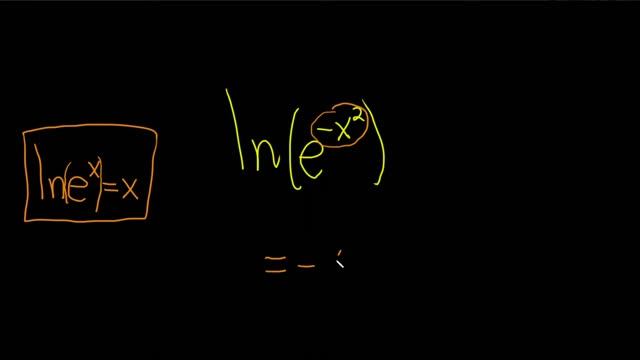 Learn How to Simplify a Natural Logarithm Example with ln(e^(-x^2)) смотреть онлайн