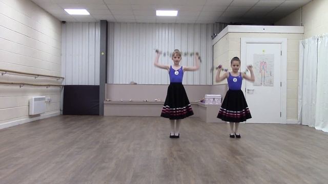 RAD Grade 2 Dance C / flower garland character dance смотреть онлайн