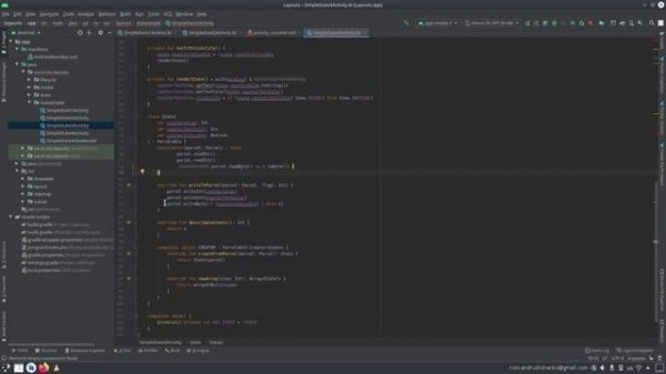 09. Android - Работа с состоянием Activity