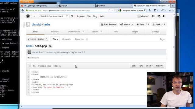 Git & GitHub (4/5) - Jobba med Git och GitHub смотреть онлайн