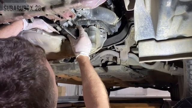 Замена термостата и антифриза на Субару смотреть онлайн