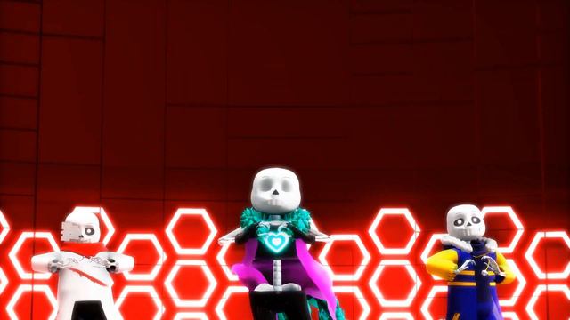 1, 2 Fanclub | MMD Undertale (WxS Sanses) смотреть онлайн