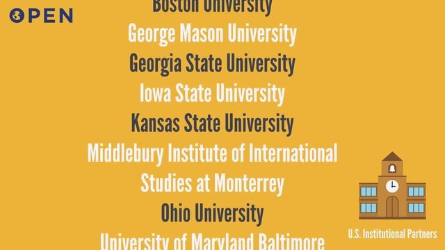 OPEN Programs - Opportunities for U.S. Organizations and Individuals смотреть онлайн