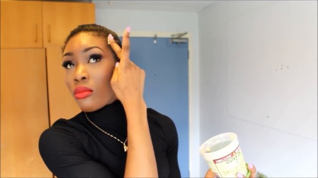 FAUX HAUX TWISTED UPDO TUTORIAL ON RELAXED HAIR