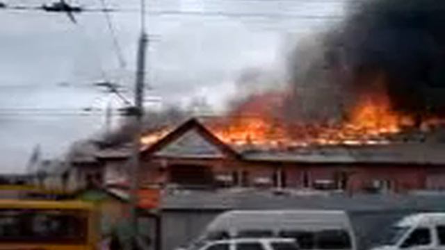 Пожар в Днепропетровске Калиновая Базар 2014 смотреть онлайн
