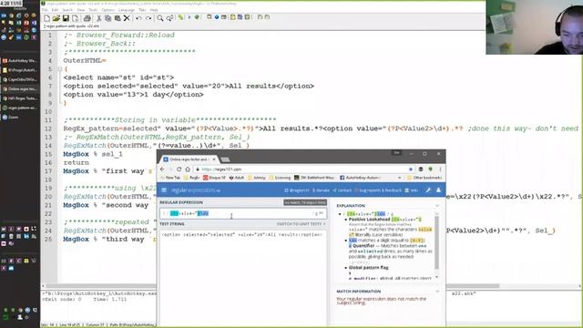 AutoHotkey Webinar 11/2016 Hour 2-Regular Expressions смотреть онлайн