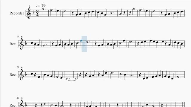 SUPER EASY Recorder Sheet Music: How to play Court of Fontaine (Genshin Impact) by Hoyo Mix смотреть онлайн