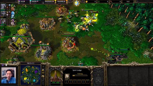 KraV Miezhiko (UD) vs MuscleMike iNSUPERABLE (Orc) - WarCraft 3 2v2 - Recommended by Viewers WC355 смотреть онлайн