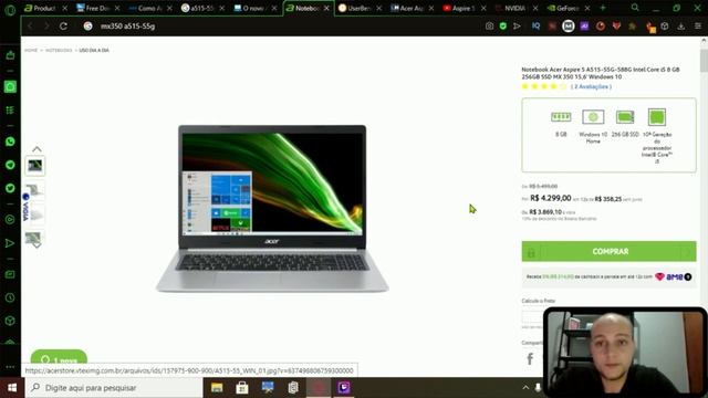 Novo Aspire 5 Mx350 - Mas já vai Comprar? смотреть онлайн