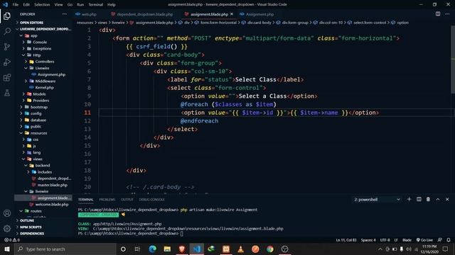 How to Implement Dynamic Dependent Dropdown Using Laravel Livewire | Tutorial смотреть онлайн