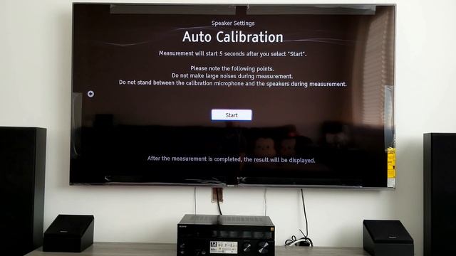 Sony STR-DN1080 HOW TO CALIBRATE RECEIVER - - EASY Calibration - -
