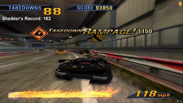 Burnout 3: Takedown | 180 Takedowns | Lakeside Getaway Southbound Road Rage | Sports Type 3 смотреть онлайн
