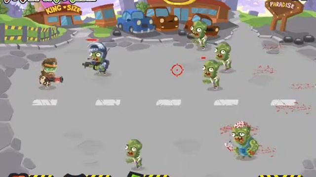 Флеш игры:Вторжения Зомби смотреть онлайн