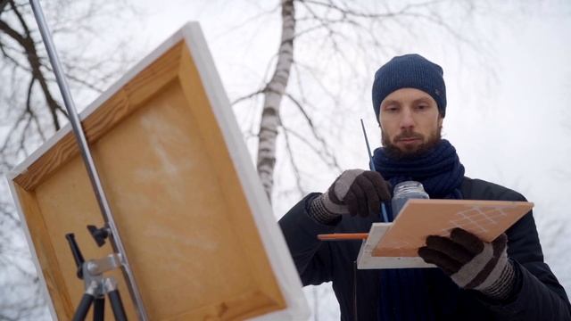 Пленэр в Теряево, Иосифо-Волоцкий монастырь. Художник Ступин Я.А. смотреть онлайн