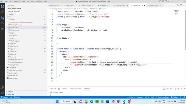 React.js ToDo App, Class Component ve TypeScript Kullanarak смотреть онлайн