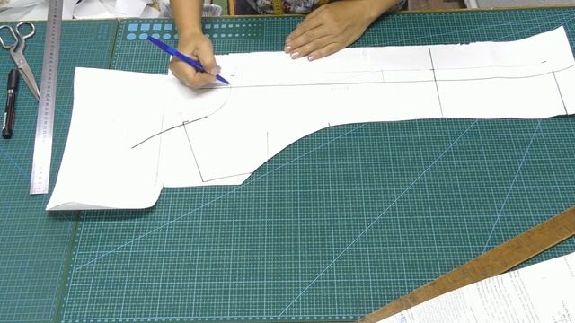 Шалевый воротник . Построение. смотреть онлайн