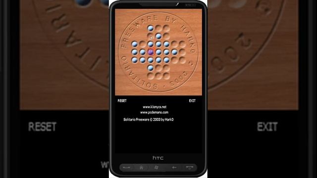 Peg Solitaire Game - Solitairo - on HTC HD2 ( Solution spoiler! ) смотреть онлайн