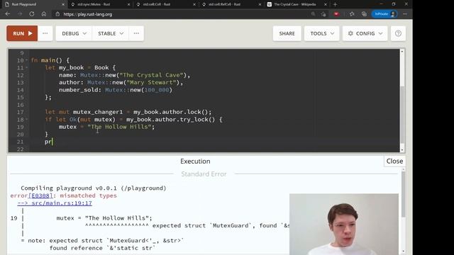 Easy Rust 109: Mutex part 2 смотреть онлайн