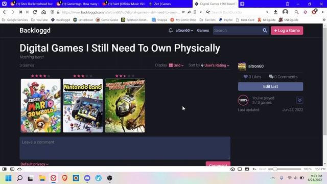 Backloggd | Starting My Endless Journey To Log My Game Collection смотреть онлайн