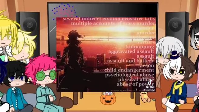 Fandoms react to each other {Q & Akutagawa} ep 2/5 [read description] (Bungo Stray Dogs) смотреть онлайн