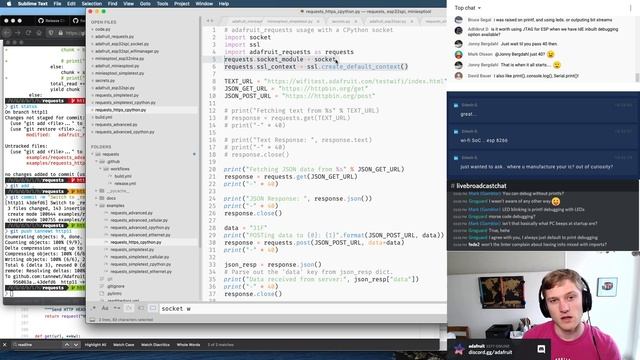 Deep Dive w/Scott: ESP32-S2 SPI bug recap and networking #adafruit смотреть онлайн