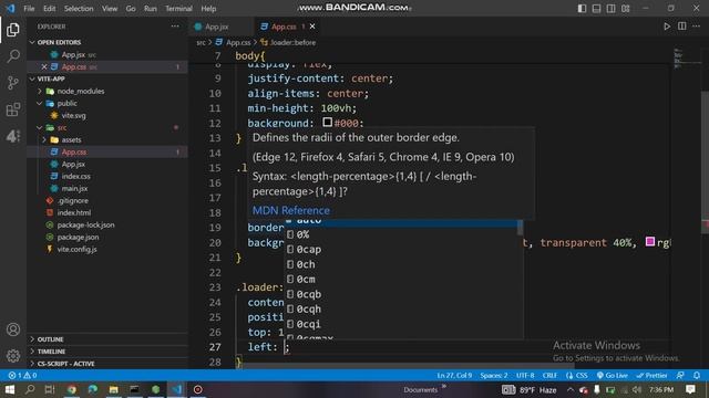 Animated progress bar in React Js useing only HTML and CSS смотреть онлайн