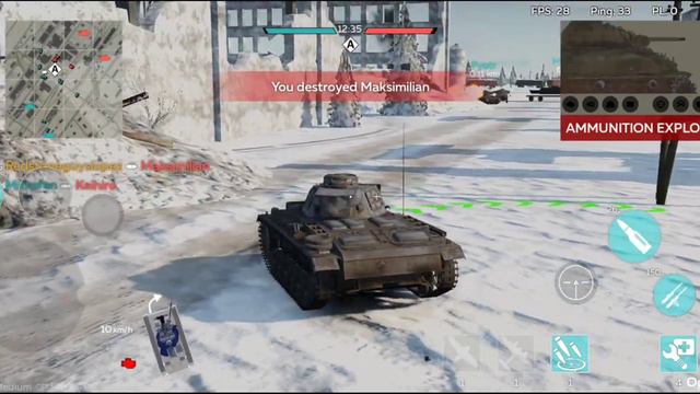 Pz.III L Gameplay | War Thunder Mobile Gameplay | No Commentary смотреть онлайн
