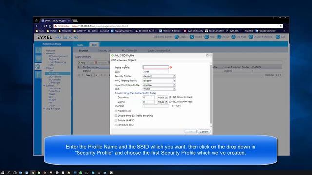 Zyxel NWA Series - How to Configure a Basic Setup смотреть онлайн