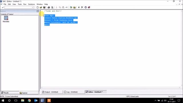 SAS Programming Tutorial From Scratch (Hindi/Urdu)-310-Proc SQL Where Clause(Operators-2) смотреть онлайн