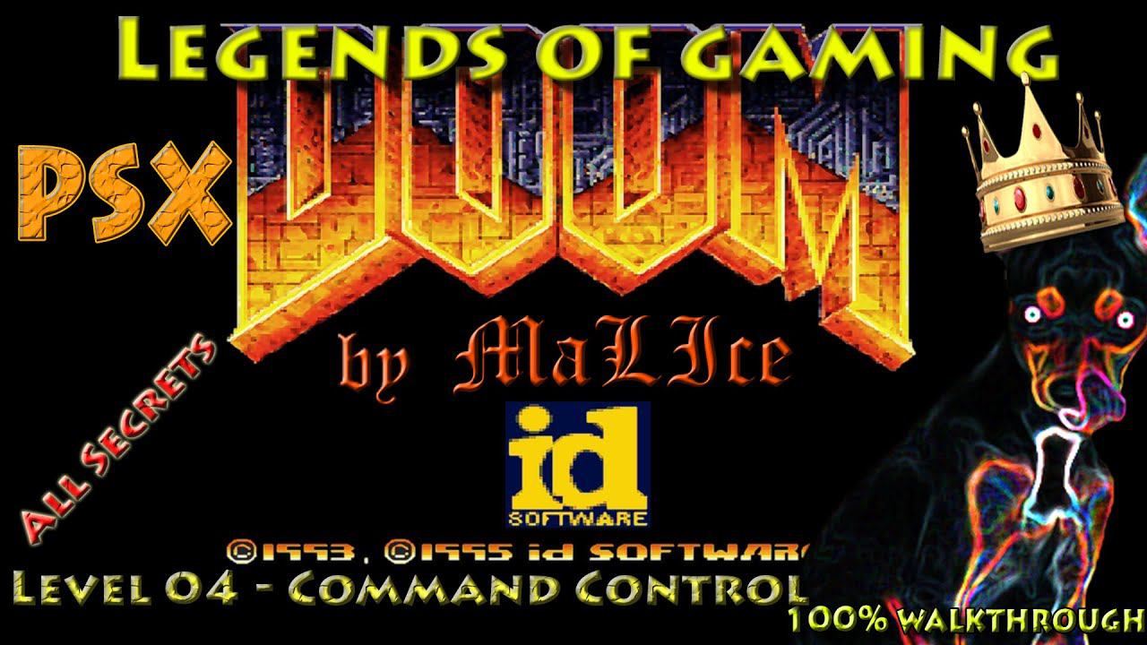 PSX Doom (GZDoom) 100% Walkthrough - Map 04 Command Control смотреть онлайн
