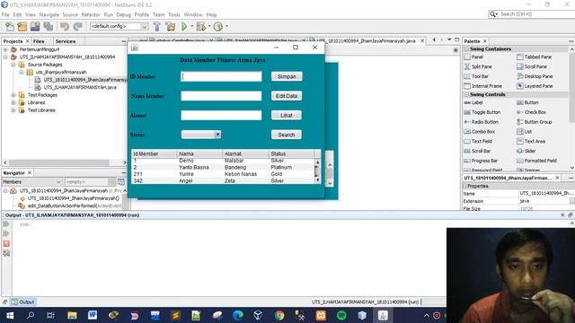 MEMBUAT APLIKASI DATA MEMBER FITNES MENGGUNAKAN XAMPP DAN NETBEANS. смотреть онлайн