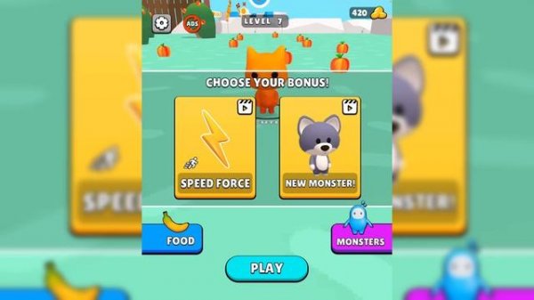 ЭВОЛЮЦИЯ МОНСТРОВ МУТАНТОВ, All Levels Monster Evolution