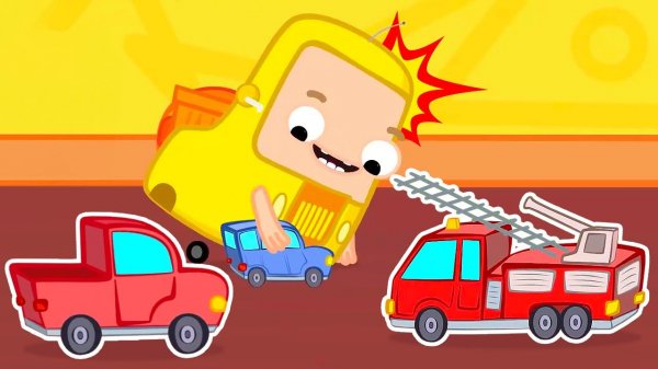 A NEW EPISODE of the Wheelzy Family cartoon for kids. The pink car is DIRTY! Cartoons for kids.