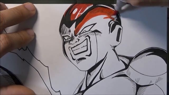 Desafío de dibujo con UN SOLO MARCADOR. Dragon Ball Z . ONE MARKER CHALLENGE DibujAme Un смотреть онлайн