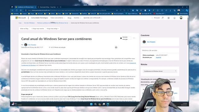Drops - Canal anual do Windows Server para Contêineres смотреть онлайн