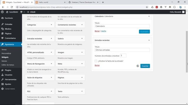 #07 Sidebar / Widgets - Programa tus propios Temas Wordpress [2019] смотреть онлайн