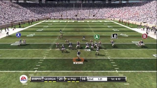 NCAA Football 11- BEST GAME EVER !?! смотреть онлайн