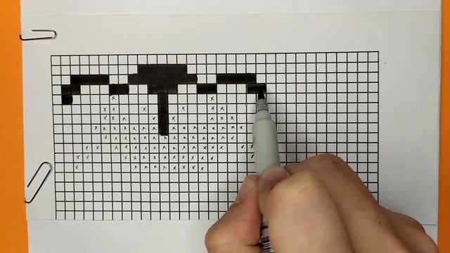 Как нарисовать милого маленького паучка (рисуем по клеточкам) How to draw spider Pixel art смотреть онлайн