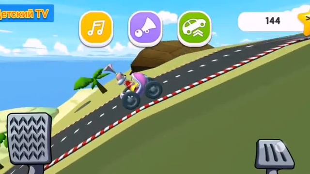 ГОНКИ НА СПОРТИВНЫХ МАШИНАХ - Мультик про животных на гоночных машинках смотреть онлайн