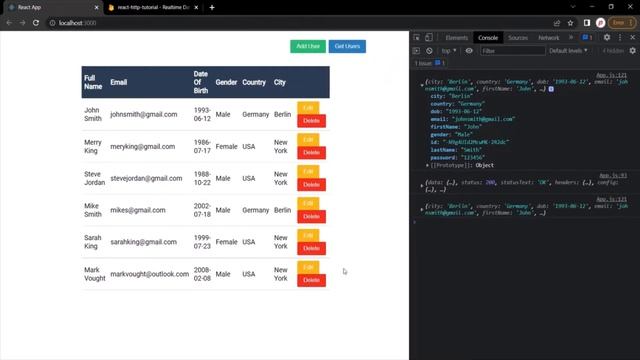 #76 Sending HTTP DELETE Request | Working with HTTP Request & Response | A Complete React Course смотреть онлайн