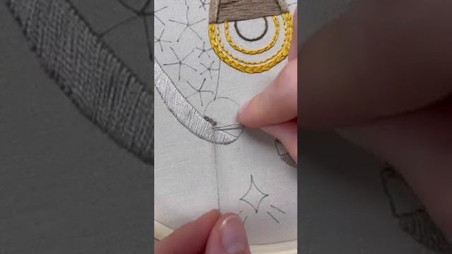 How to make French knots and make the star - Nativity stitch along day 4