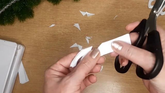 Новогодний декор. Объёмная снежинка из бумаги. DIY смотреть онлайн