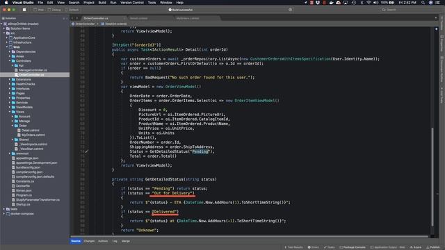 Visual Studio for Mac + ASP.NET Core - Working with the eShopOnWeb solution смотреть онлайн